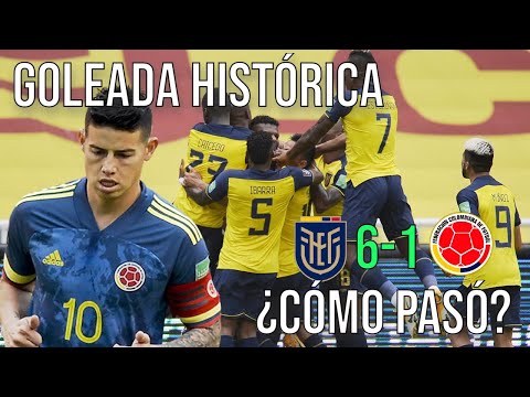 EL DÍA QUE ECUADOR LE PROPINÓ UNA GOLEADA HISTÓRICA A COLOMBIA - *ECUADOR 6 - 1 COLOMBIA*