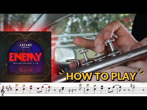 How to play Enemy by Imagine Dragons on Trumpet! (Arcane League of Legends)