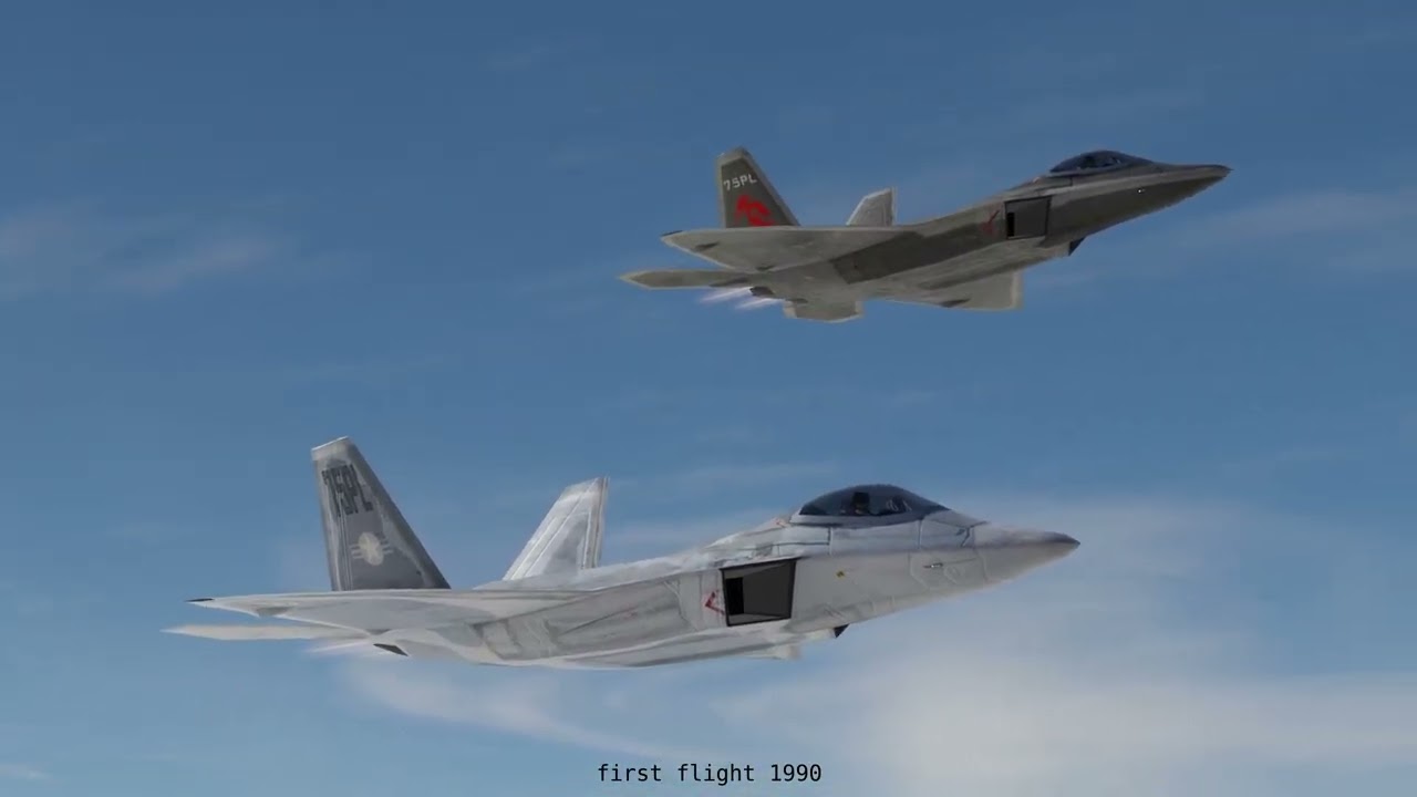 Lockheed Martin F-22 Raptor 3D Model