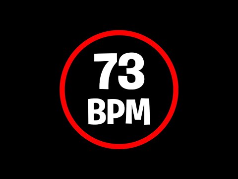 73 BPM - 4/4 - METRONOME - DRUMMER CLICK TRACK