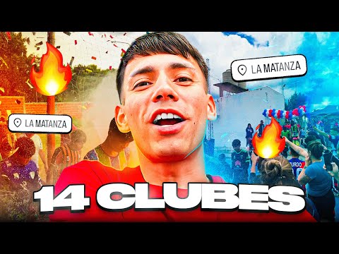 ME METÍ EN EL BABY FÚTBOL DE LA MATANZA | 14 CLUBES EN UN DIA 🔥