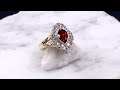 video - Lion's Mane Engagement Ring