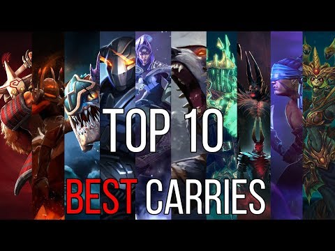 Top 10 best carries of patch 7.20e (dota 2 guide)