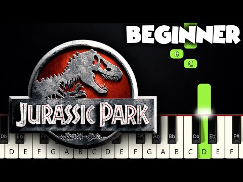 Theme from Jurassic Park | BEGINNER PIANO TUTORIAL + SHEET MUSIC by Betacustic