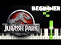 Theme From Jurassic Park BEGINNER PIANO TUTORIAL SHEET MUSIC By Betacustic