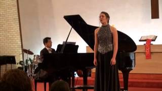 Anna Stephens sings 'Bush song at dawn' by William James