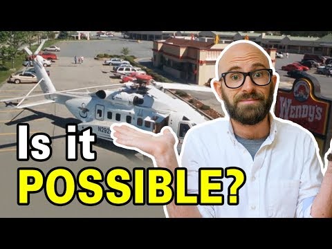 Can You Really Legally Land a Helicopter in a Fast Food Parking Lot? Video