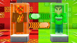 I Transformed into JELLY! (Minecraft Brain Swap)