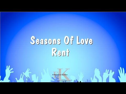 Seasons Of Love - Rent (Karaoke Version)
