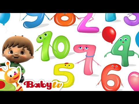 Sayım Şarkısı | Charlie & the Numbers ile 1'den 10'a kadar sayılarla tanışın | BabyTV Türkçe