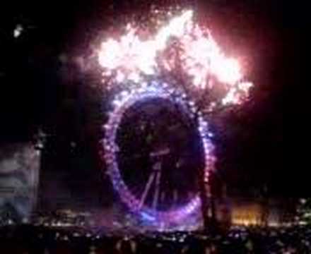 London Eye new years eve 2007/2007