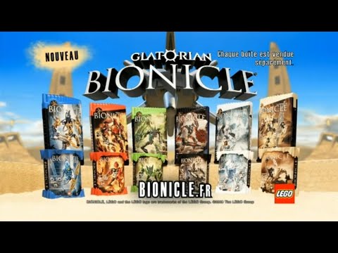 Pub TV FR Glatorian (Courte. 10s) - 2009 LEGO Bionicle Spot en Français, Française !