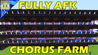 Fully AFK Minecraft Chorus Flower Farm- Rays Works/impulsesv