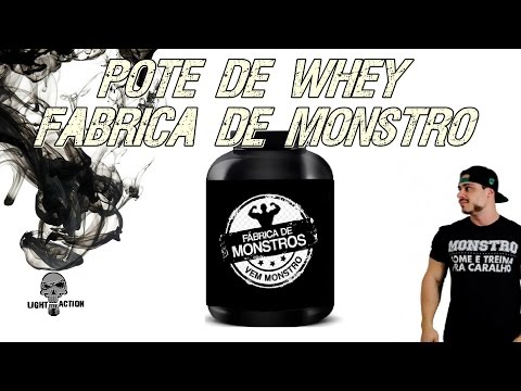 Pote de Whey Fábrica de Monstros