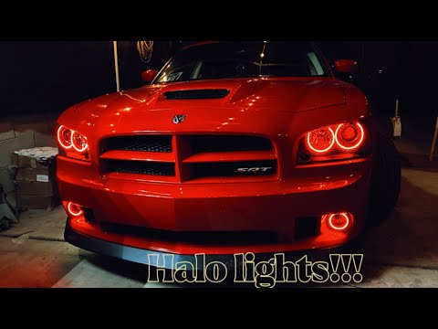 Dodge Charger SRT-8 06-10 Halo headlights installed!!
