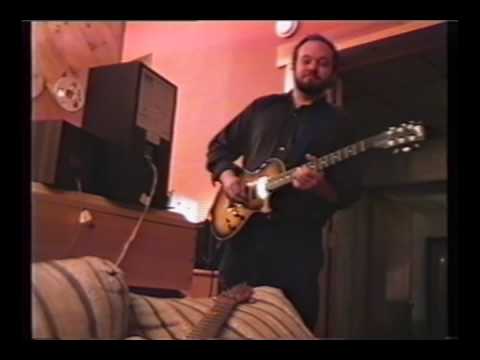 Dave Haley / Two Bones & A Pick - "Right Here And Now" guitar overdub sessions - 1994