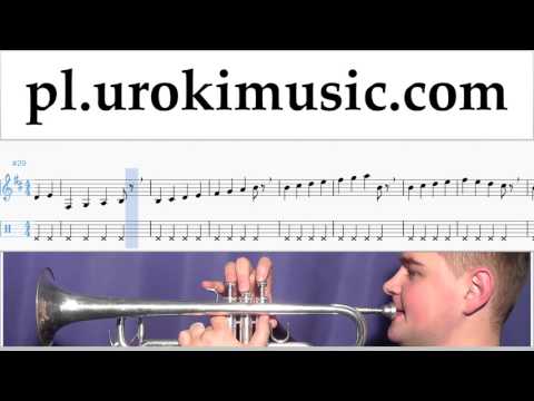 Nauka Gry Na Trąbce Calvin Harris ft. Rihanna - This Is What You Came For Nuty Poradnik Część 1 um