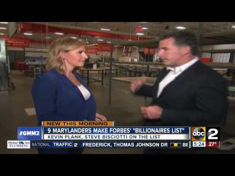 Nine Marylanders make Forbes' 2017 "Billionaires List"