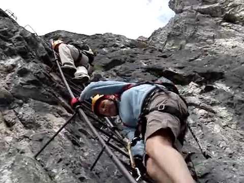 DOLOMITOK / DOLOMITES MICHIELLI-STROBEL VIA FERRATA - PUNTA FIAMES (2240 m) 024