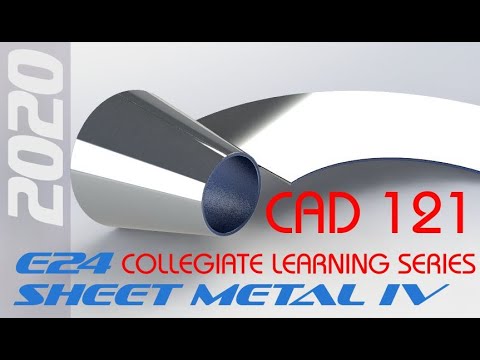 E24 Solidworks 2020 - Sheet Metal Cone - Old method