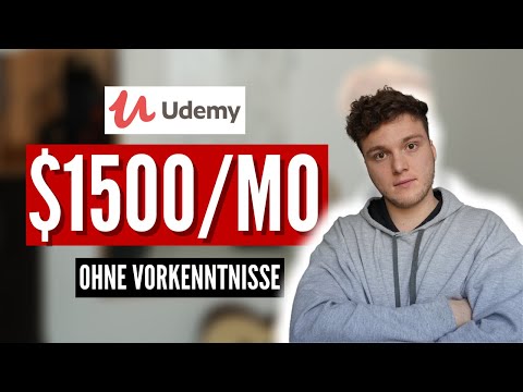 Wie du Geld auf Udemy verdienst in 2021 (für Einsteiger)