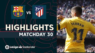 Videoresumen del Barcelona - Atlético
