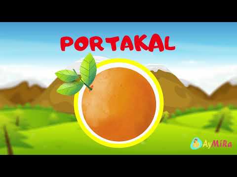 Meyveleri Öğreniyorum -İlk Kelimelerim (Seslendirmeli)