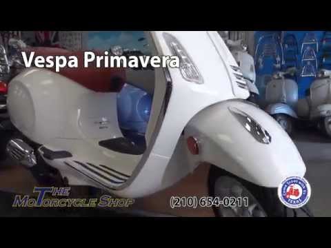 Vespa Primavera Scooter at the San Antonio Motorcycle and Scooter Shop