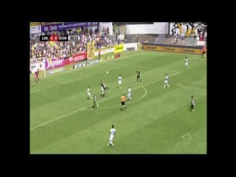 Golaço de bicicleta de Júnior Dutra pelo Lokeren da Bélgica