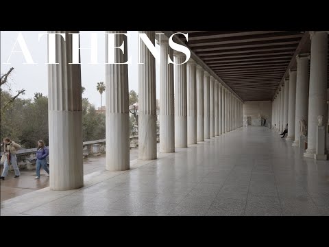 Quick stroll in The Ancient Agora of Athens and Stoa of Attalos [4K HDR]