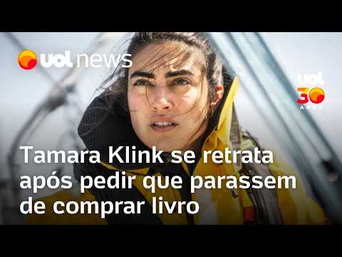Tamara Klink se retrata após pedir para não comprarem seu livro: ‘Errei’