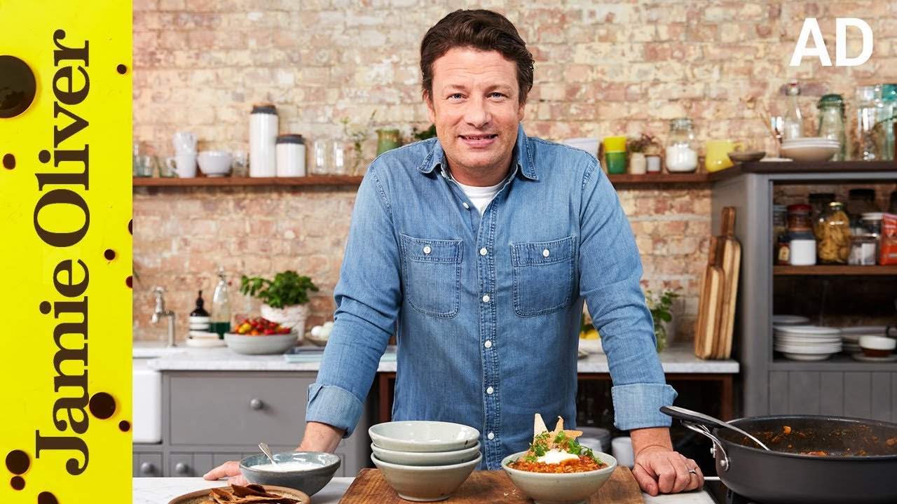 Chilli non carne soup: Jamie Oliver