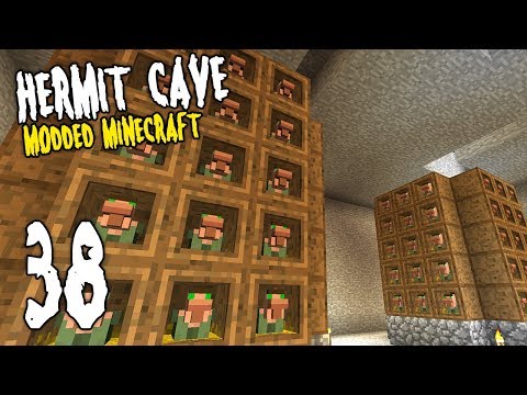 Hermit Cave: 38 | EMERALDO | Modded Minecraft