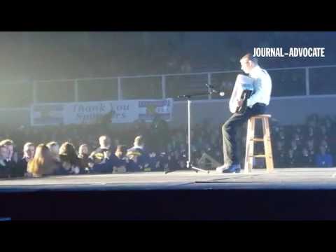 Adam Davis, of the Peetz FFA chapter, performs at the 88th Annual Colorado FFA State Convention. #CO