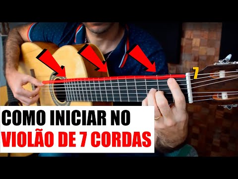 Como INICIAR no violão de 7 cordas | AULA com MARCOS KAISER