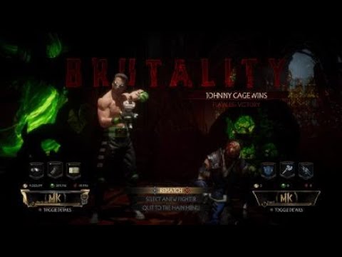 Mortal kombat 11 johnny cage brutality tutorial:  not today