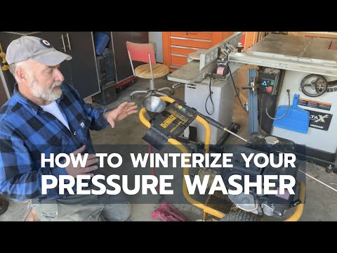 How to Winterize a Pressure Washer FAST