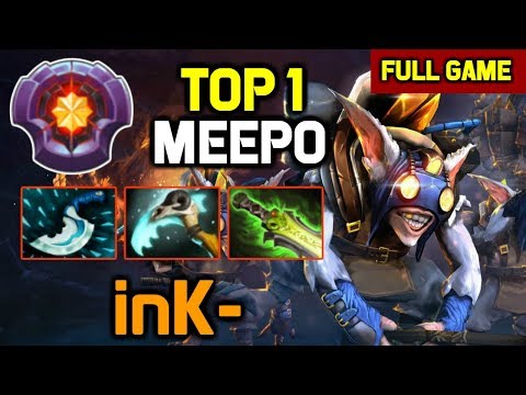 TOP 1 Dotabuff inK- Meepo finally reaches Master Tier