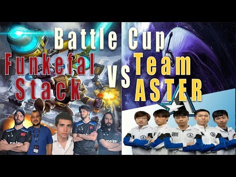 Funkefal Tinker Meets Team Aster+Mushi On Battle Cup Finals! Full Game!