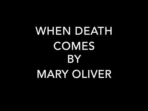 When Death Comes by Mary Oliver