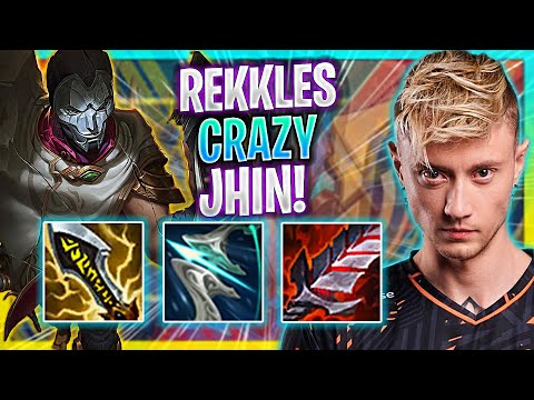 REKKLES CRAZY GAME WITH JHIN! | FNC Rekkles Plays Jhin ADC vs Caitlyn! | Season 2023