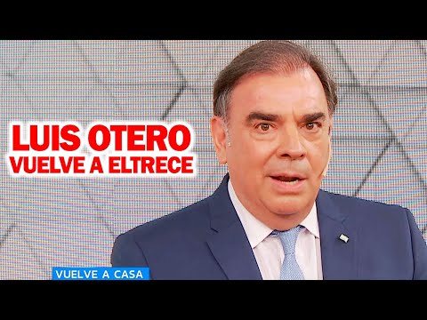 Luis Otero returns to eltrece at midday!