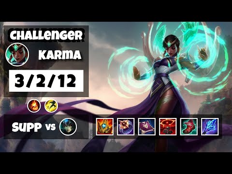 Karma vs Nami EU Challenger SUPPORT (3/2/12) - v11.8