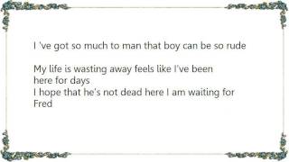 Walter Egan - Waitin&#39; for Fred Lyrics