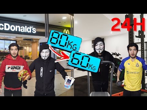 24 STUNDEN ABNEHMEN CHALLENGE vs GAMEMASTER!!! |MCBROS