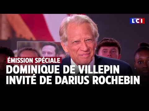 L'interview de Dominique De Villepin invité de LCI