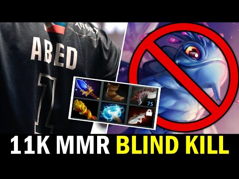 ABED 11K MMR Blind Kill — MID 100% Destroy Puck Dota2