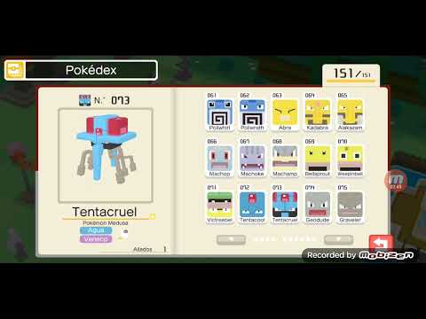 Pokédex completa Shiny Pokémon Quest