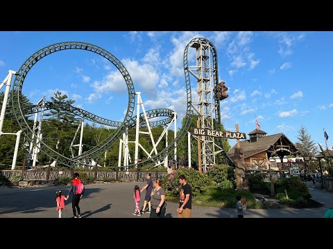On-ride point of view of Untamed