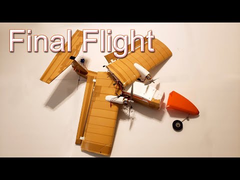 Hybrid 3D Printed Twin Motor RC Plane | Final Flight